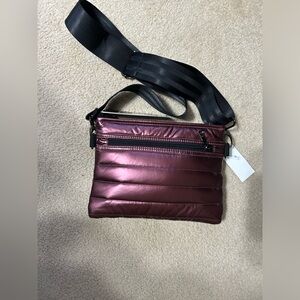 NWT Think Royln crossbody bag pearl wine Anthropologie